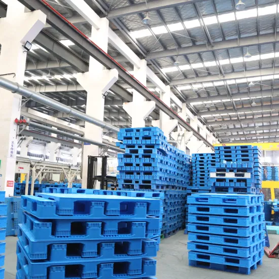 Paletes plásticas duráveis ​​do armazenamento industrial do armazém da logística da qualidade segura